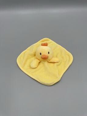 Small Yellow Duck Lovey Plush Baby Security Blanket Little Me